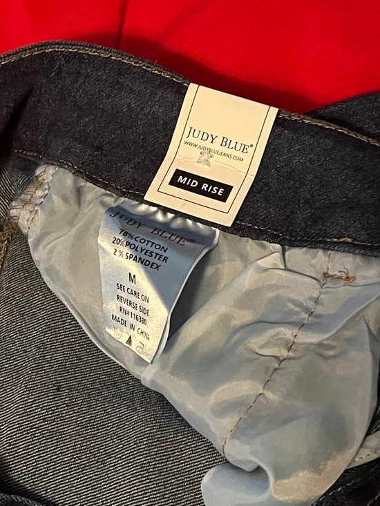 Judy Blue Dark Indigo Straight Leg Jeans - Picture 4 of 5